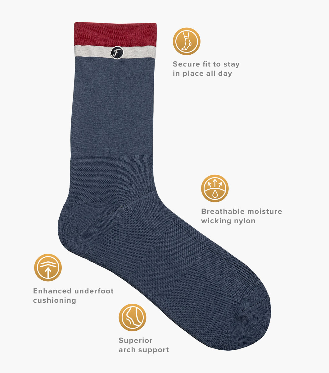 Men's Crew Dress Socks - Imagen 2