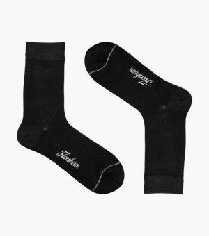 Solid Men's Crew Dress Socks - Imagen 2