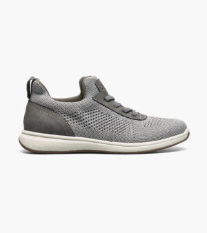 Boys Knit Elastic Lace Slip On Sneaker - Imagen 2