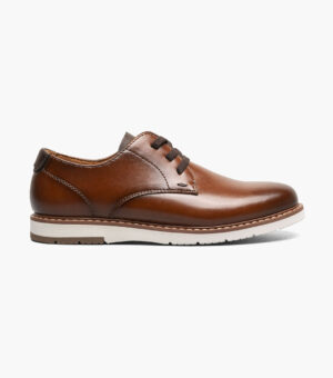 Boys Elastic Lace Plain Toe Oxford - Imagen 2