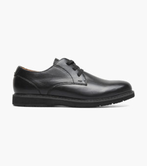 Boys Elastic Lace Plain Toe Oxford - Imagen 2