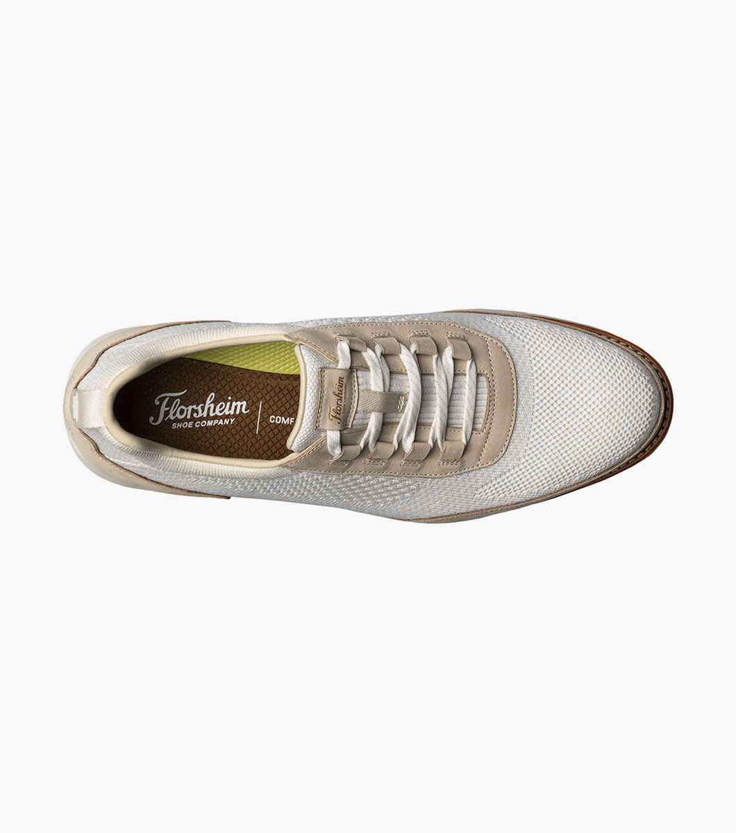 Knit Elastic Lace Moc Toe Slip On - Imagen 4