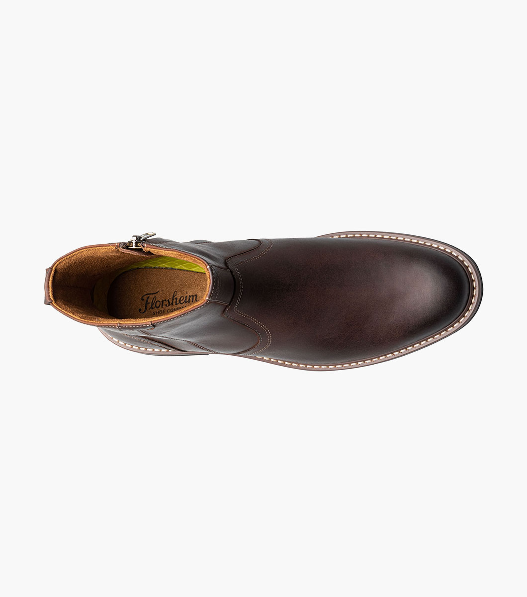 Plain Toe Side Zip Boot - Imagen 4