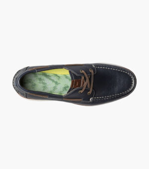 Elastic Lace Moc Toe Boat Shoe - Imagen 4