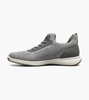 Boys Knit Elastic Lace Slip On Sneaker - Imagen 5