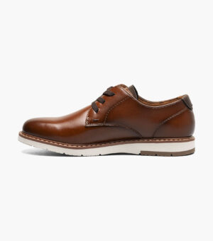Boys Elastic Lace Plain Toe Oxford - Imagen 5