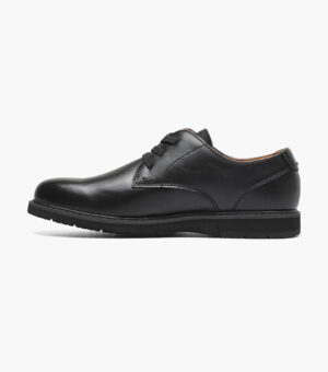 Boys Elastic Lace Plain Toe Oxford - Imagen 5