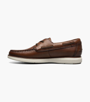 Elastic Lace Moc Toe Boat Shoe - Imagen 5