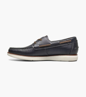 Elastic Lace Moc Toe Boat Shoe - Imagen 5