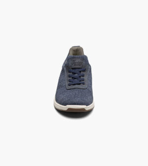 Boys Knit Elastic Lace Slip On Sneaker - Imagen 6