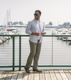 Launch Moc Toe Elastic Lace Boat Shoe - Imagen 8