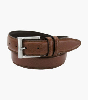Pebble Grain Leather Belt