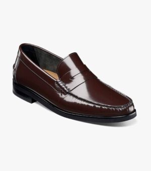 Flex Moc Toe Penny Loafer - Borgoña, 7