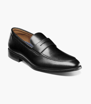 Moc Toe Penny Loafer - Negro Liso, 7