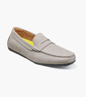 Smooth Moc Toe Penny Driver - Gris, 7
