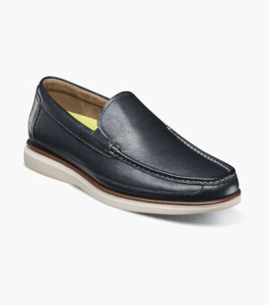 Moc Toe Venetian Slip On - Azul Marino, 7