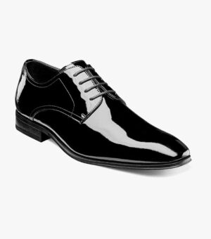 Plain Toe Oxford - Negro Charol, 7