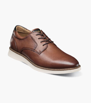 Plain Toe Oxford - Cognac Multicolor, 7