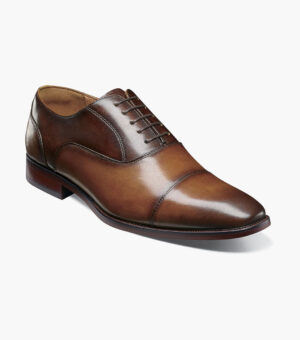 Sorrento Lux Cap Toe Balmoral Oxford - Cognac Multicolor, 7.5