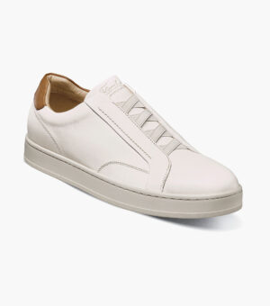 Elastic Lace To Toe Sneaker - Crema, 7