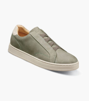 Elastic Lace To Toe Sneaker - Salvia, 7