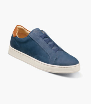 Elastic Lace To Toe Sneaker - Azul Marino Nubuck, 7