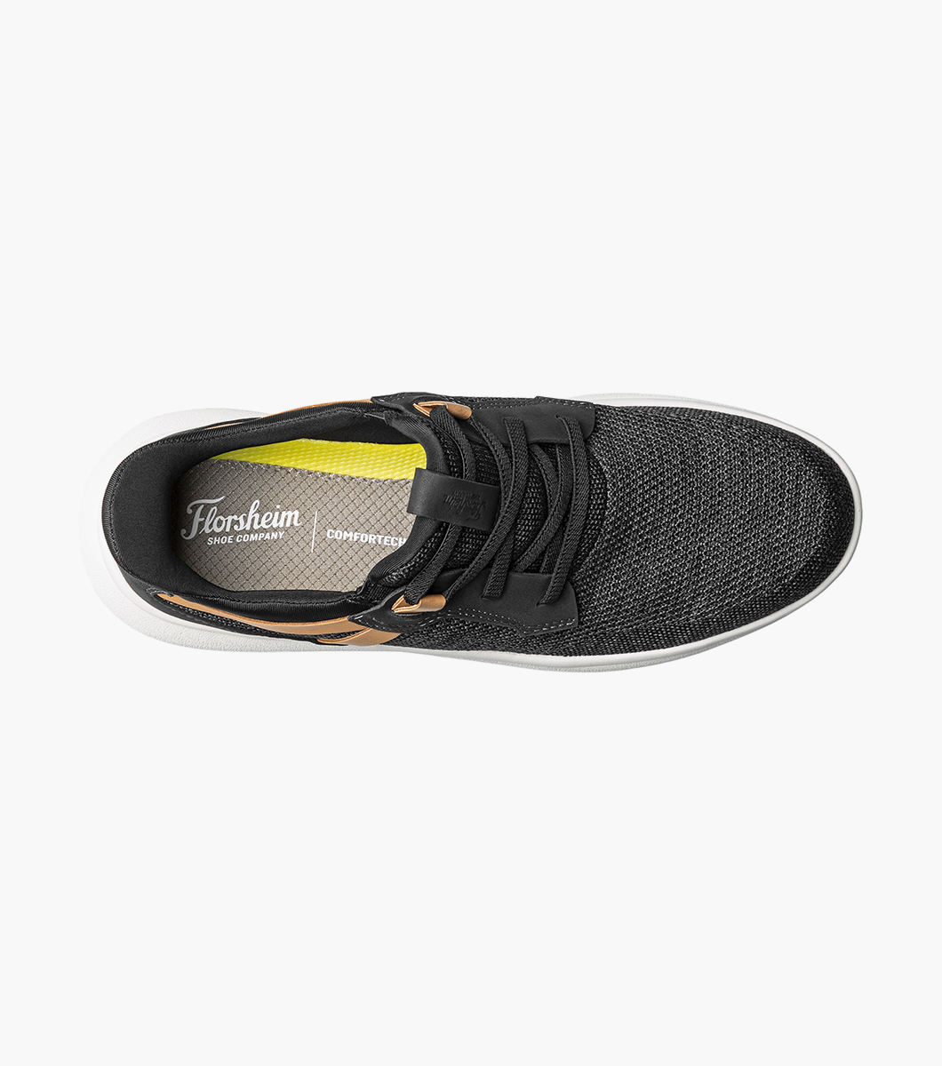 Knit Elastic Lace Slip On Sneaker - Imagen 4