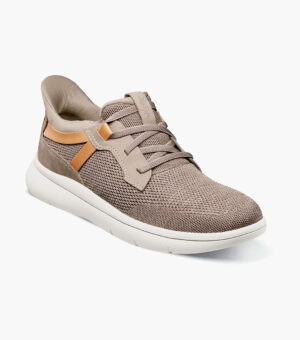 Knit Elastic Lace Slip On Sneaker - Champiñón Multicolor, 7