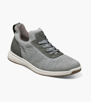 Boys Knit Elastic Lace Slip On Sneaker